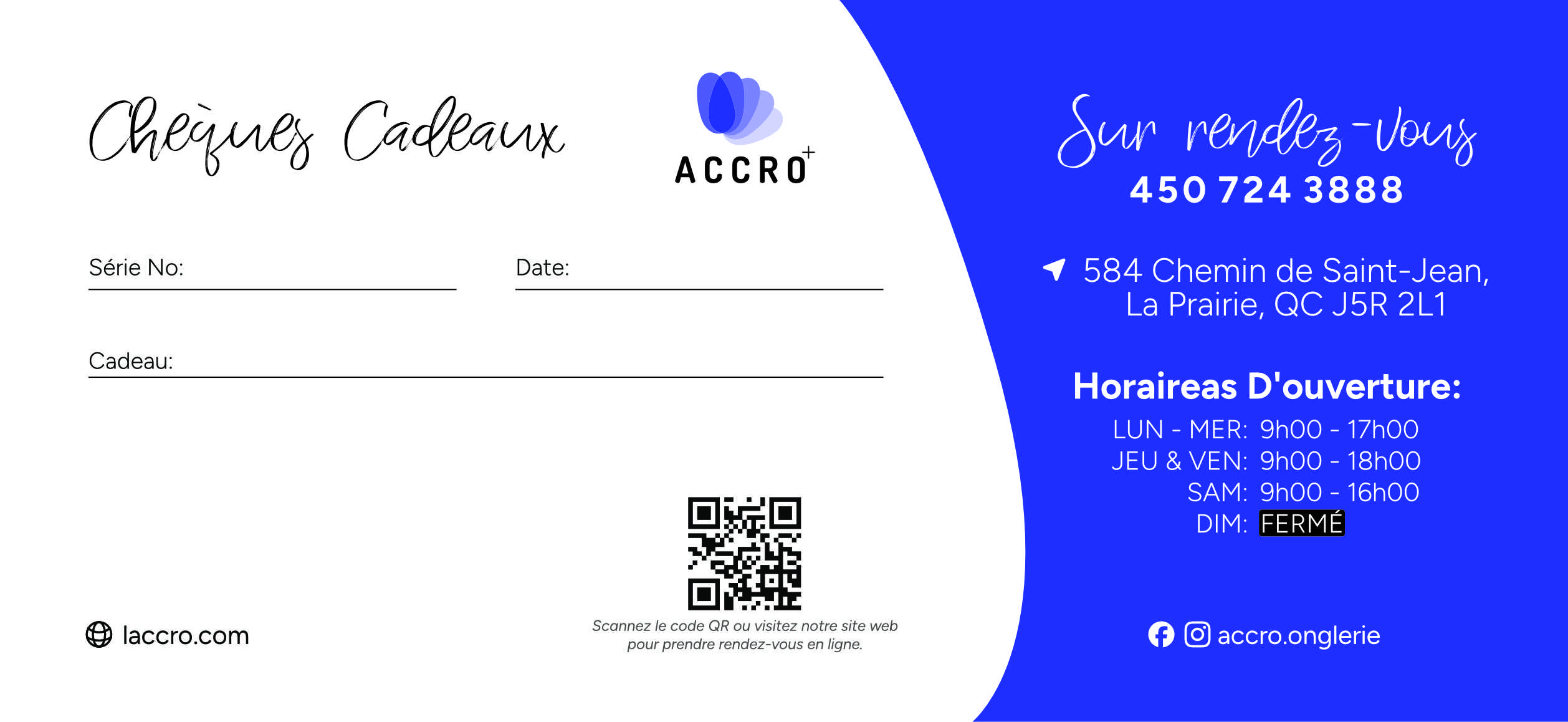 Carte-cadeau L accro